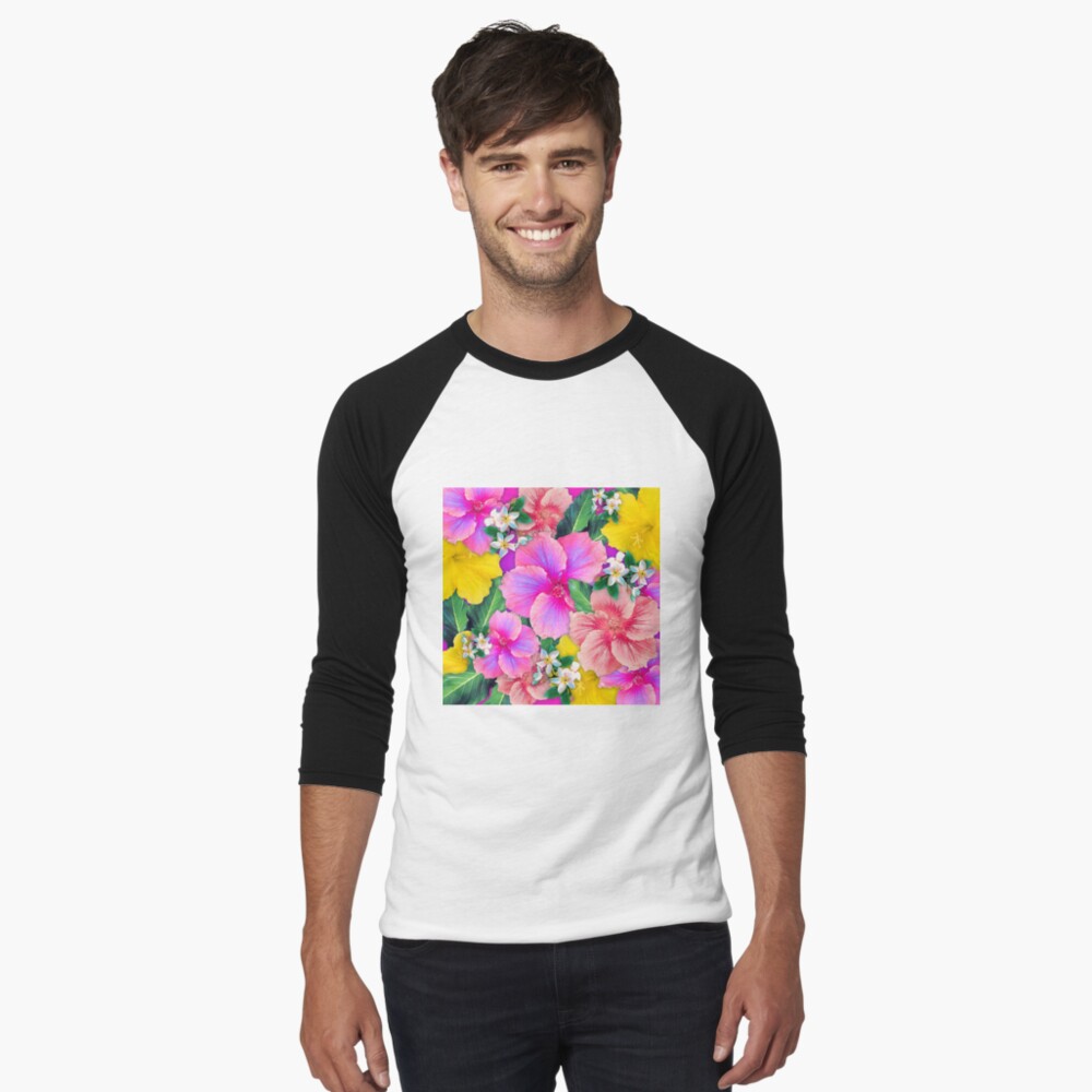 Item preview, Baseball ¾ Sleeve T-Shirt designed and sold by ninabmay.