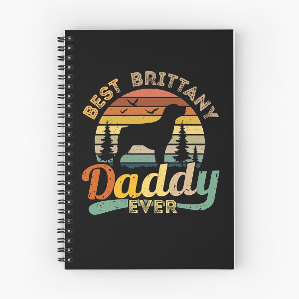 Item preview, Best Brittany Daddy Ever Retro Vintage designed and sold by rafaeltto.