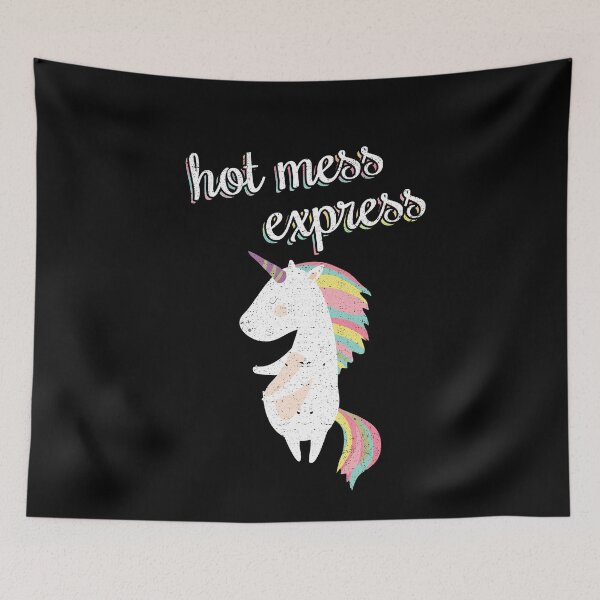 Item preview, Hot Mess Express Unicorn Sexy Magical Animal Slay designed and sold by Kieran Abbott.
