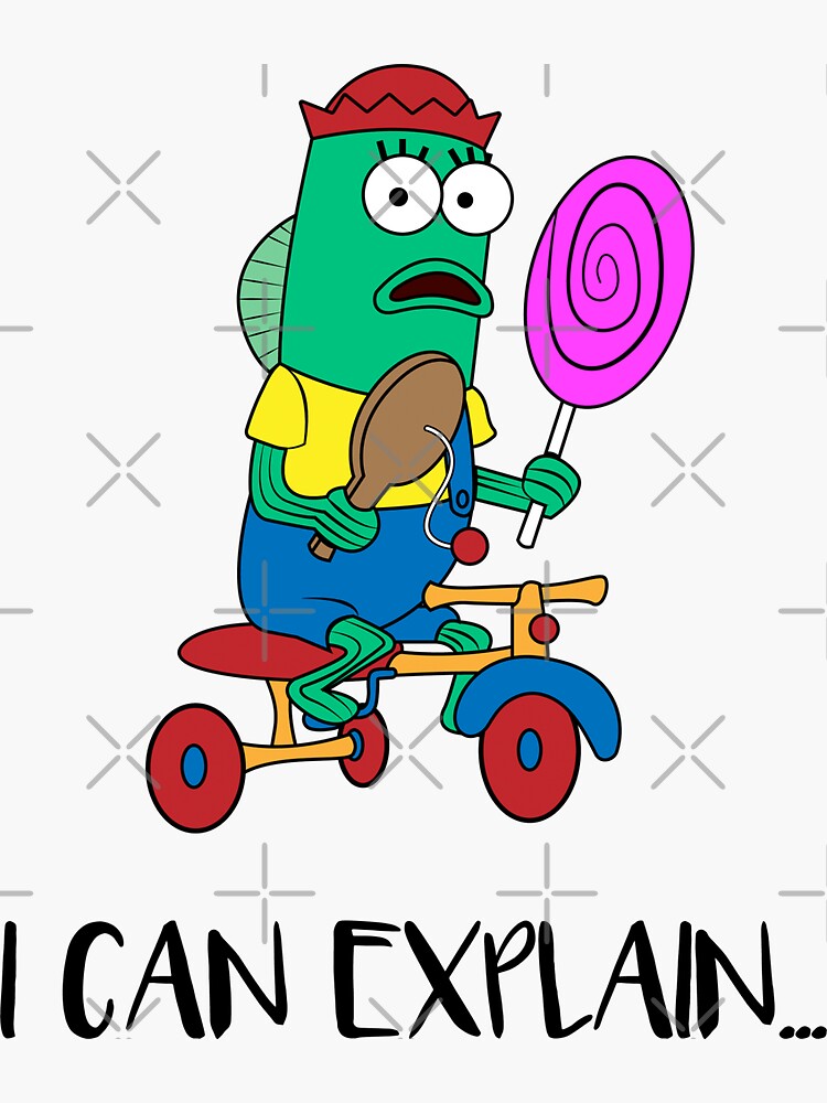 I can explain&quot; Sticker for Sale by Inkj23 | Redbubble