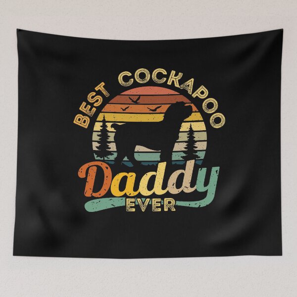 Item preview, Best Cockapoo Daddy Ever Retro Vintage designed and sold by rafaeltto.