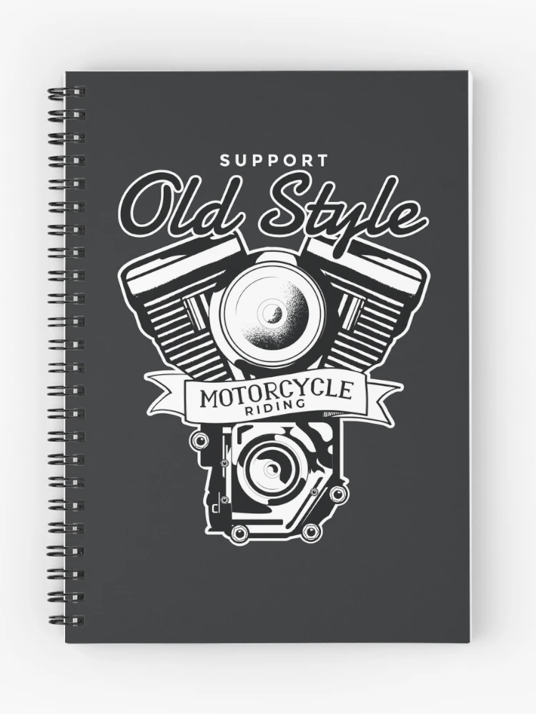 Thumbnail 1 of 3, Journal, OLD MOTORCYCLE RIDING designed and sold by R-J-DESIGN.