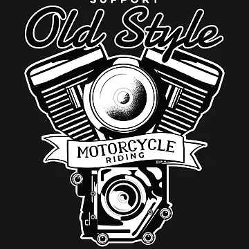Artwork thumbnail, OLD MOTORCYCLE RIDING by R-J-DESIGN
