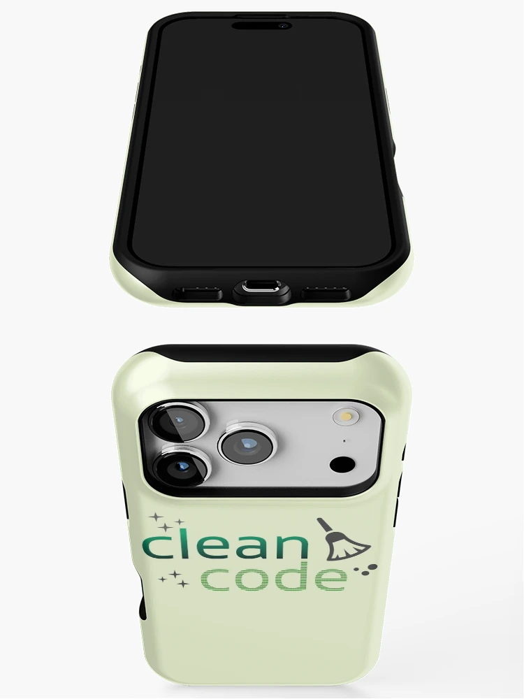 Thumbnail 3 of 4, iPhone Case, Clean Code designed and sold by ApparelFactory.