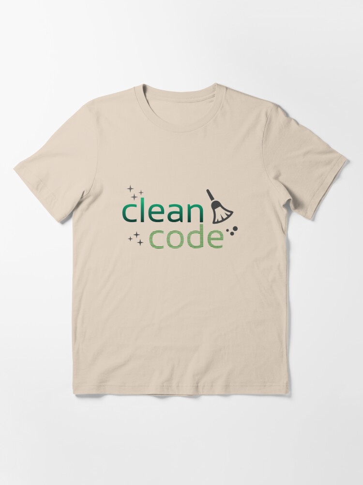 Clean Code Essential T-Shirt for Sale by ApparelFactory