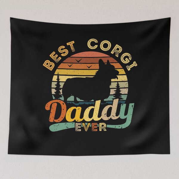 Item preview, Best Corgi Daddy Ever Retro Vintage designed and sold by rafaeltto.