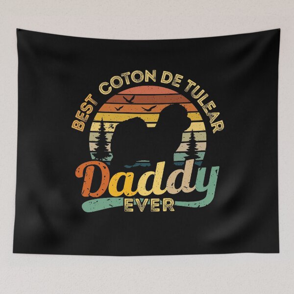 Item preview, Best Coton De Tulear Daddy Ever Retro Vintage designed and sold by rafaeltto.