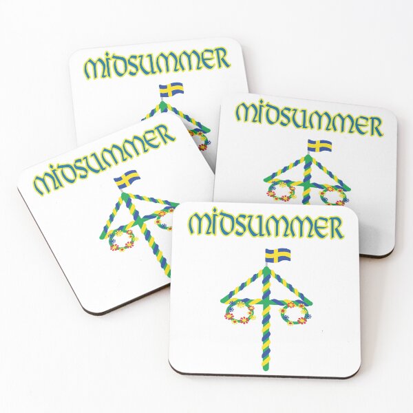 Item preview, Swedish Midsommar Midsummer Flowers Floral Pole festival Flag designed and sold by funnytshirtemp.