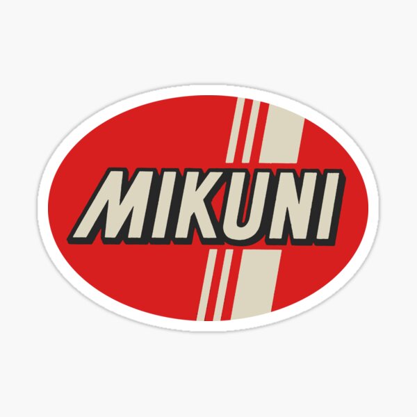 正規品 Mikuni ステッカー 140×32mm 当時物 ミクニ