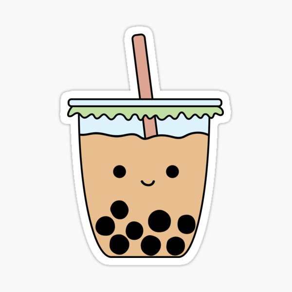 Boba Drink  Sticker for Sale by elliq-art  Kawaii stickers, Aesthetic  stickers, Drink stickers