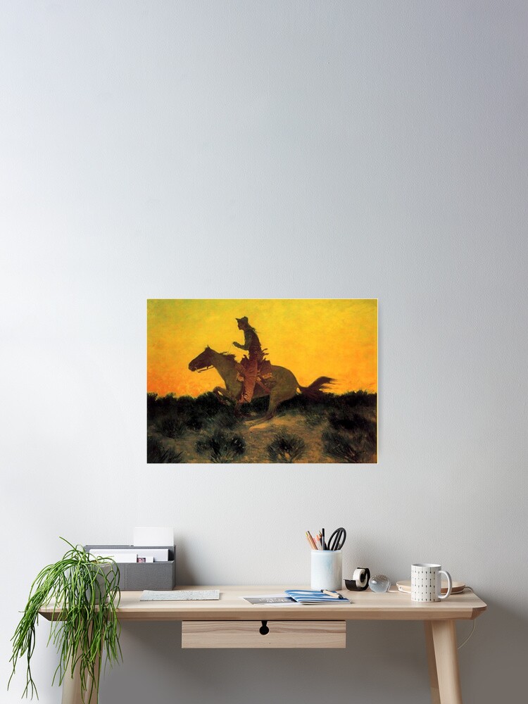 Frederic Remington WESTERN ART POSTER Tough Fighting
