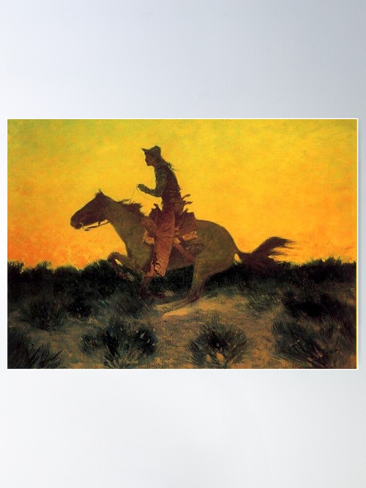 Apache Scout” Western Art by Frederick Remington Poster for Sale by  PatricianneK