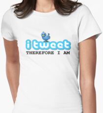 PERSONALISED Twitter Women's Fitted T-Shirt