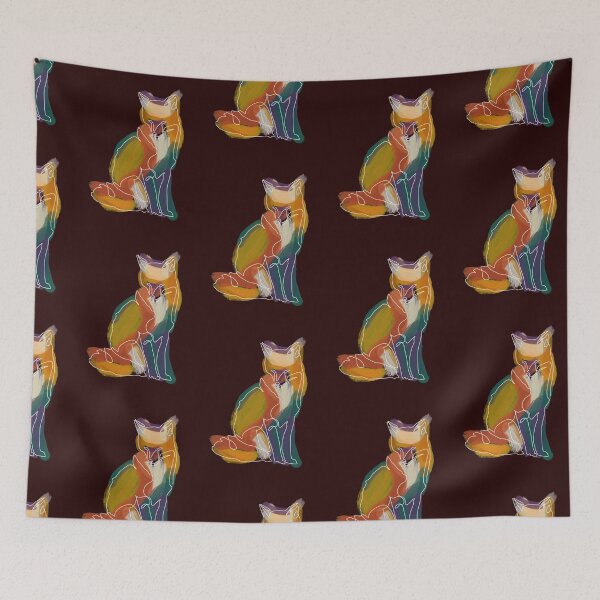 Item preview, Painted fox designed and sold by Oh-Hecko.
