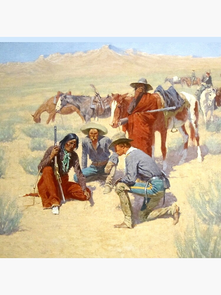 Apache Scout” Western Art by Frederick Remington Poster for Sale by  PatricianneK