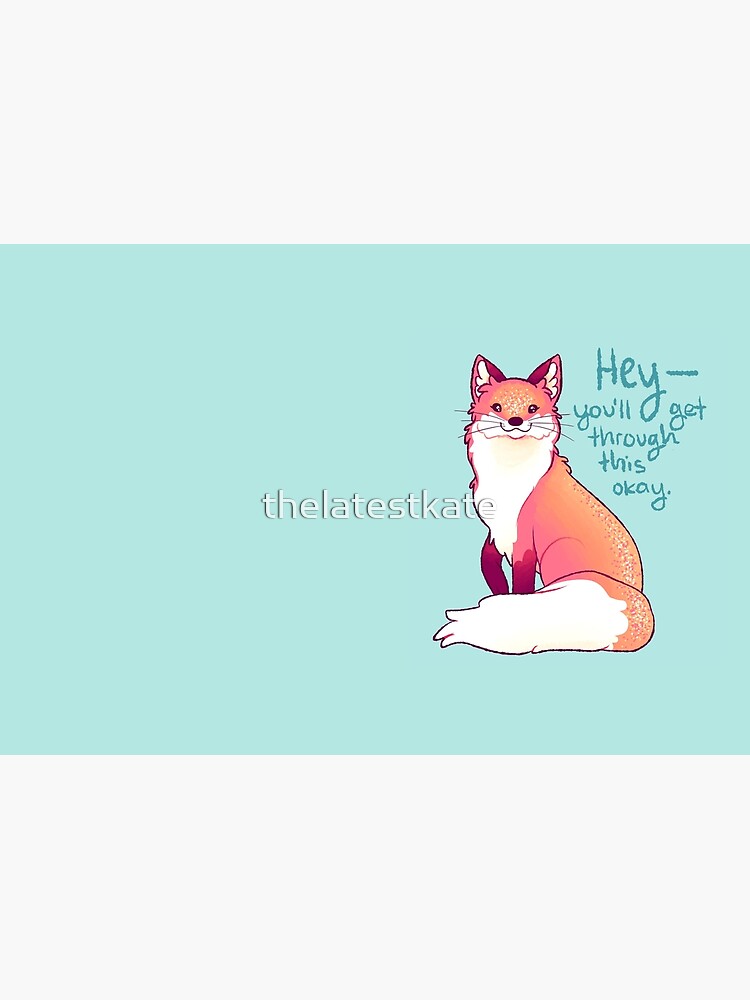 "HEY, you'll get through this okay" Magical Sparkle Fox by thelatestkate