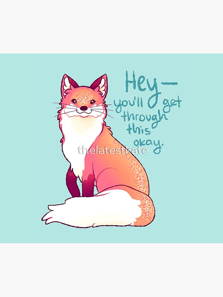 "HEY, you'll get through this okay" Magical Sparkle Fox by thelatestkate
