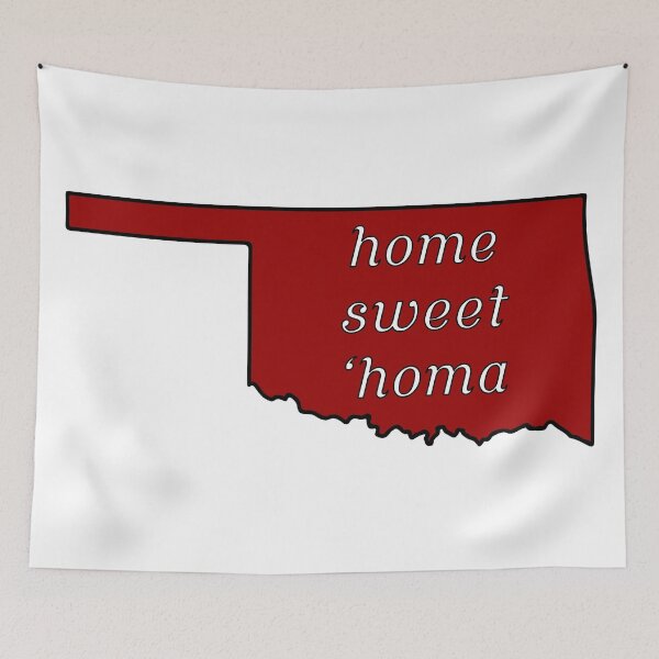 Item preview, Home Sweet Homa Crimson & White Soft Text designed and sold by youngbrodie.