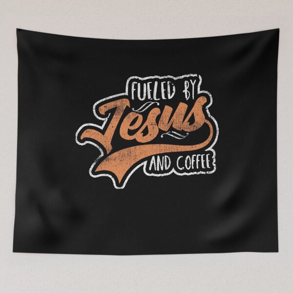 Item preview, Fueled By Jesus Coffee Caffeine Christian Love Lif designed and sold by Kieran Abbott.