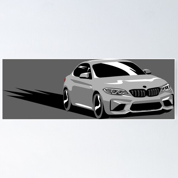 BMW M5 Pop Art Poster I'm not fast the others are slow