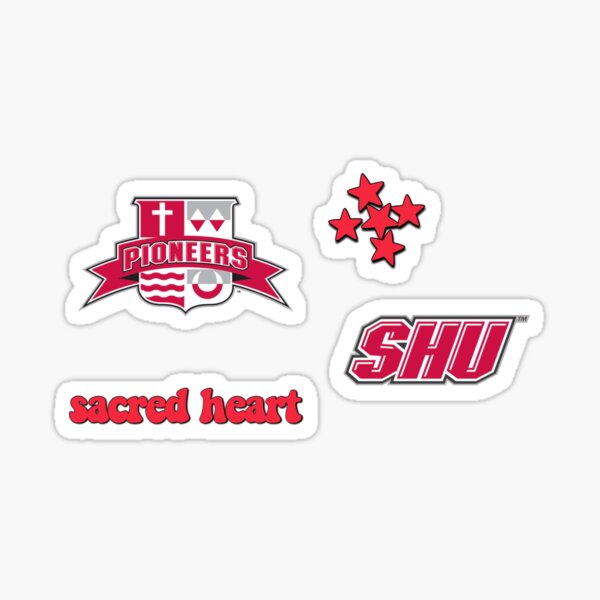 Download Sacred Heart University Stickers | Redbubble