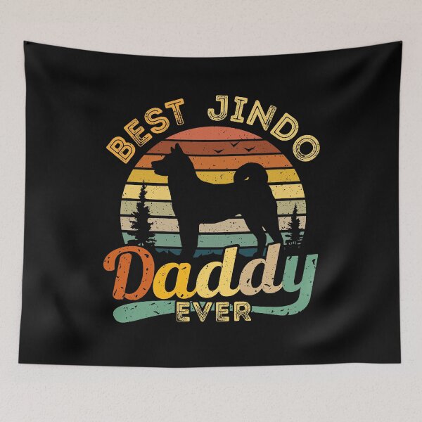 Item preview, Best Korean Jindo Daddy Ever Retro Vintage designed and sold by rafaeltto.