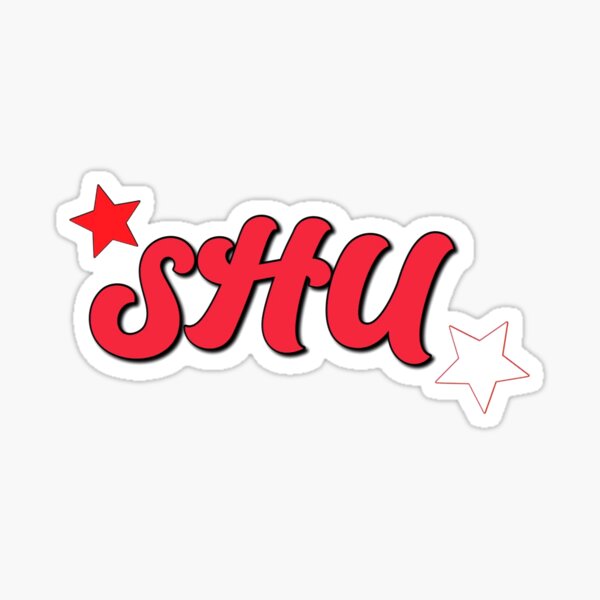 Download Sacred Heart University Stickers | Redbubble