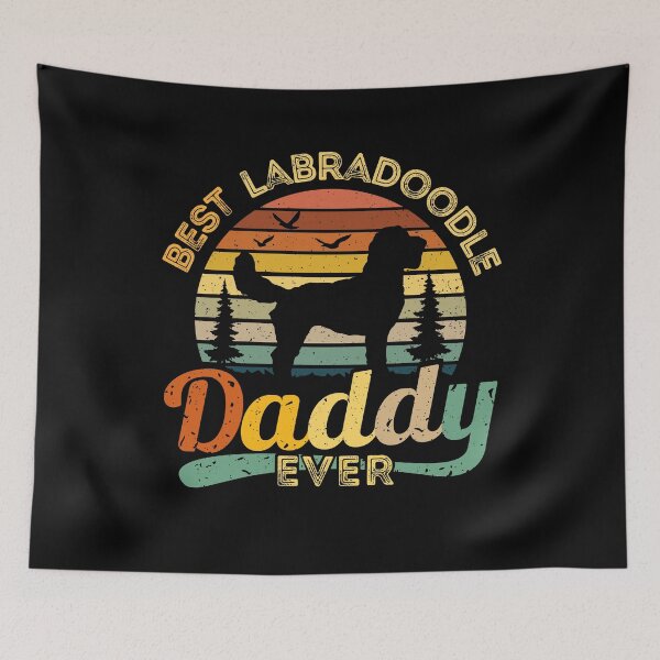 Item preview, Best Labradoodle Daddy Ever Retro Vintage designed and sold by rafaeltto.