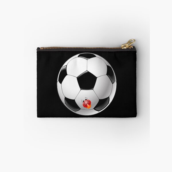 Item preview, Ladybug on Telstar football ball designed and sold by JoAnnFineArt.
