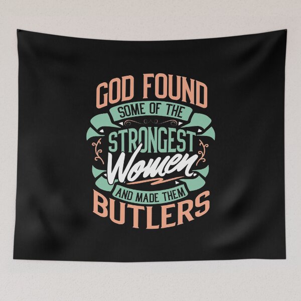 Item preview, Strong Woman Butler Profession Gift Idea designed and sold by haselshirt.