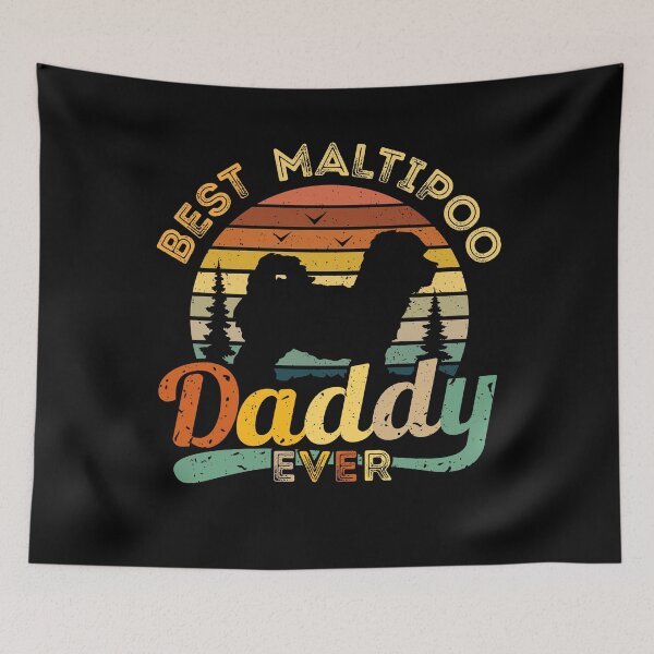 Item preview, Best Maltipoo Daddy Ever Retro Vintage designed and sold by rafaeltto.