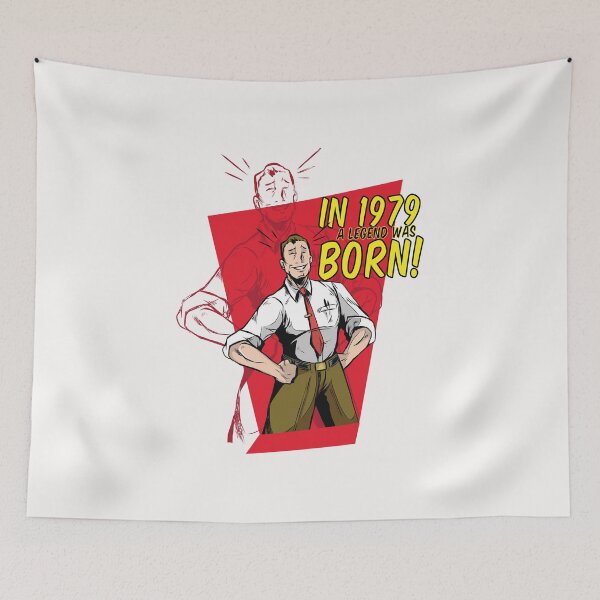Item preview, Mens Funny 40th Birthday graphic, Legend Born 1979, Business Dad design designed and sold by DNH Threads.