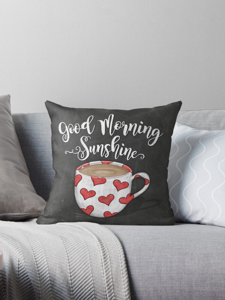 Good morning 2024 sunshine pillow