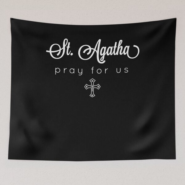 Item preview, Pray for Us - Catholic Patron Saint Agatha designed and sold by brizodesign.