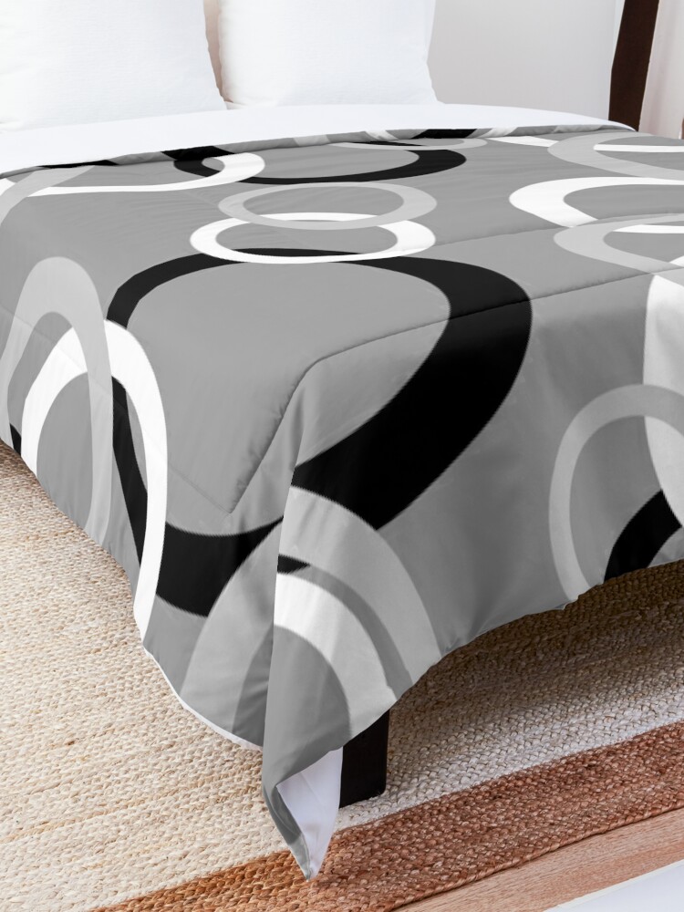 Black and white king blanket hot sale