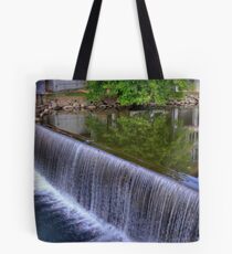 The Old Mill Dam in Pigeon Forge on The Little Pigeon River Tote Bag
