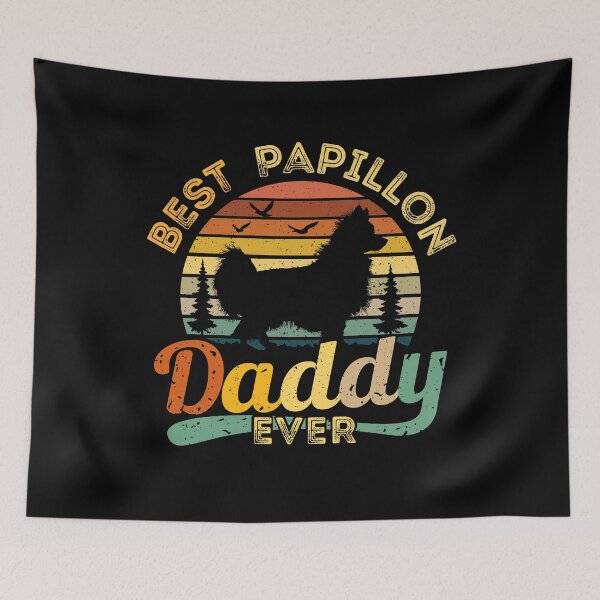 Item preview, Best Papillon Daddy Ever Retro Vintage designed and sold by rafaeltto.
