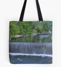 Water fall at Pigeon Forge on The Little Pigeon River Tote Bag