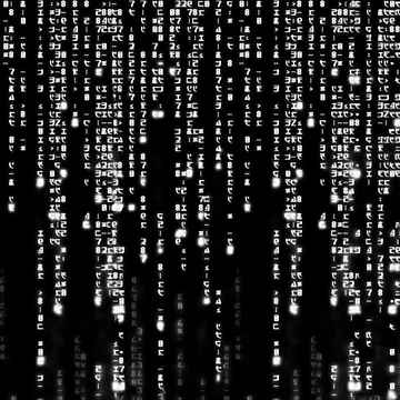 Artwork thumbnail, The white binary code by User70