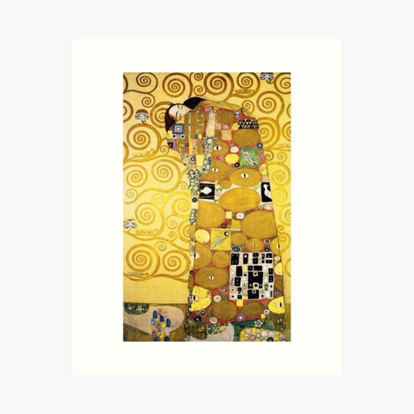 Item preview, The Embrace (Fulfilment) by Gustav Klimt (1905) designed and sold by allhistory.
