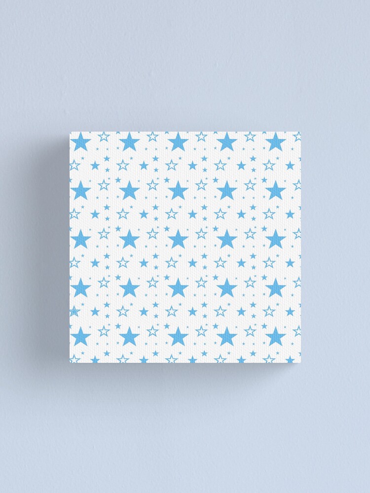 "Little blue stars" Canvas Print for Sale by kassandry31 Redbubble