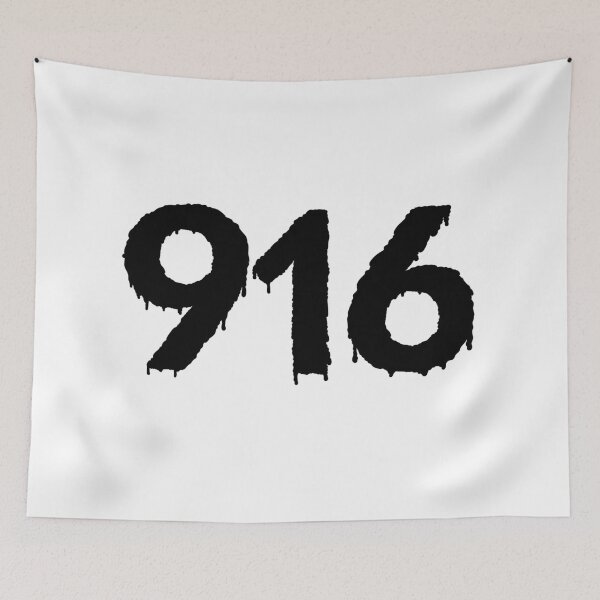 Item preview, 916 Area Code - Black designed and sold by sicksticksco.