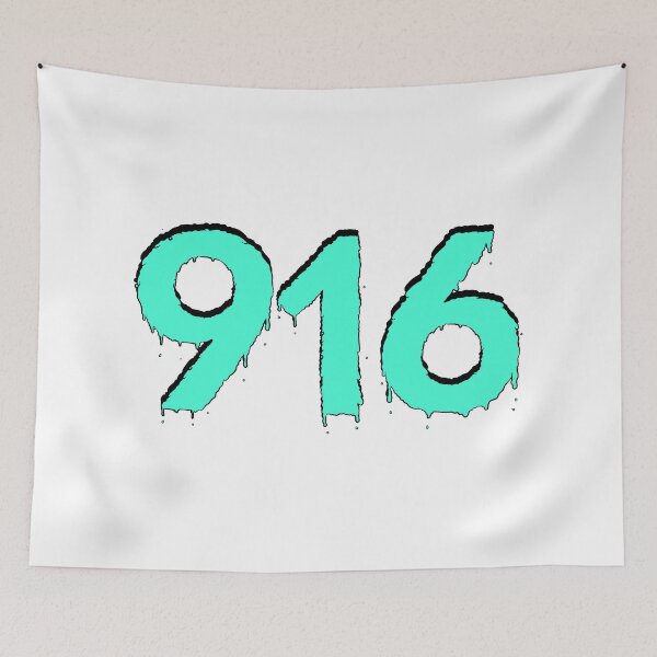 Item preview, 916 Area Code - Blue designed and sold by sicksticksco.