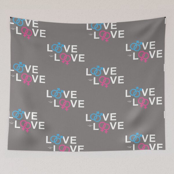 Item preview, Love is Love with Male and Female Symbol LGBTQ designed and sold by Colorgangster.