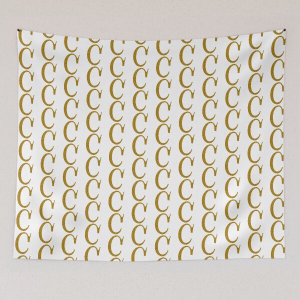 Item preview, Monogram Letter C, Golden Glitter Foil designed and sold by kassandry31.