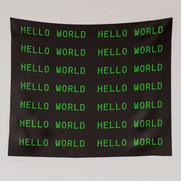Item preview, Hello World designed and sold by raosnop.