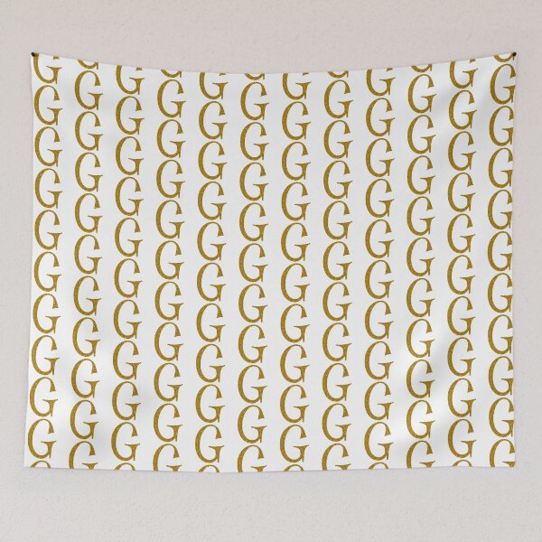 Item preview, Monogram Letter G, Golden Glitter Foil, Alphabet Initials designed and sold by kassandry31.