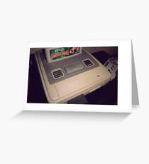 SNES Greeting Card
