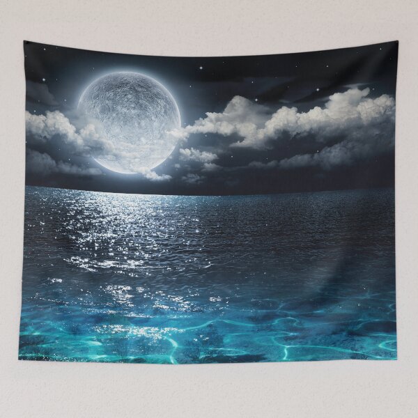 Item preview, Full Moon Over Ocean designed and sold by christineiris.
