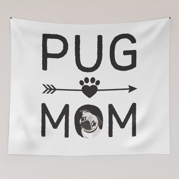 Item preview, Pug Mom Shirt Funny Pug Dog Lovers Mothers Day Gifts T-Shirt designed and sold by mrsmitful.